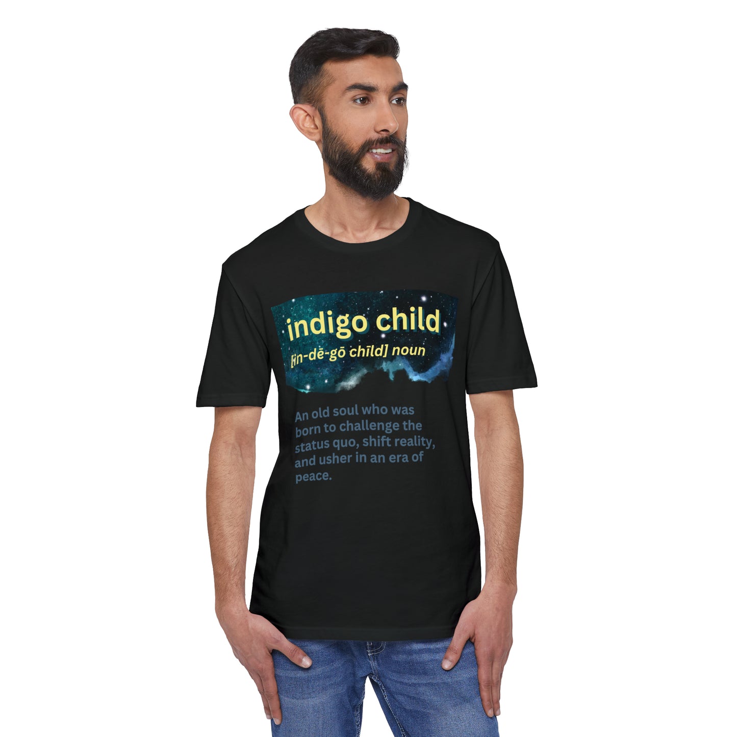 Unisex District® Re-Tee® - Indigo child definition