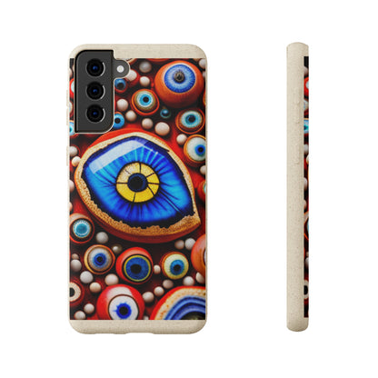 Biodegradable Phone Cases - Eye beads