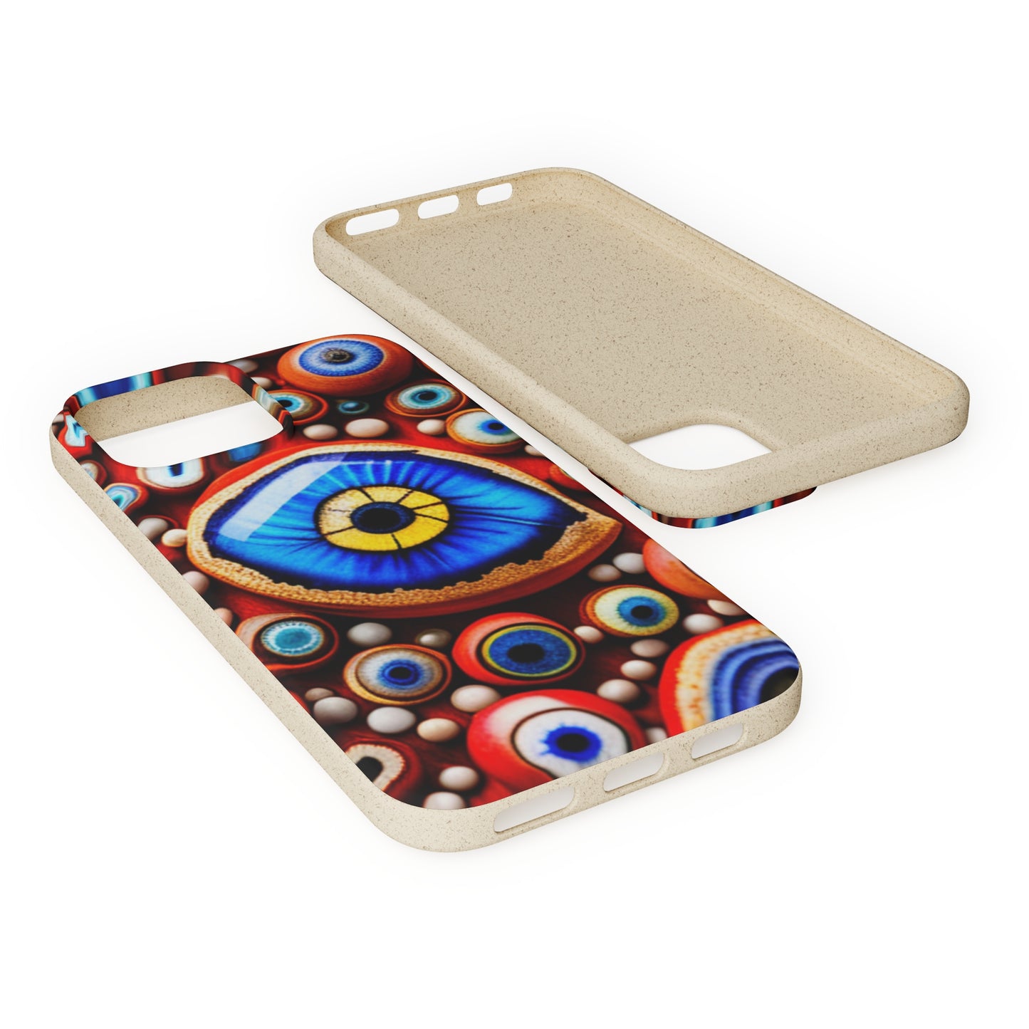 Biodegradable Phone Cases - Eye beads