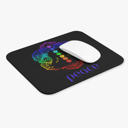 Mouse Pad (Rectangle) - Chakra - peace