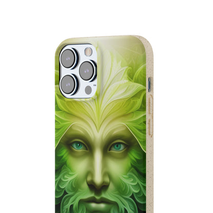 Biodegradable Phone Cases - Green Man - Spring - Rebirth