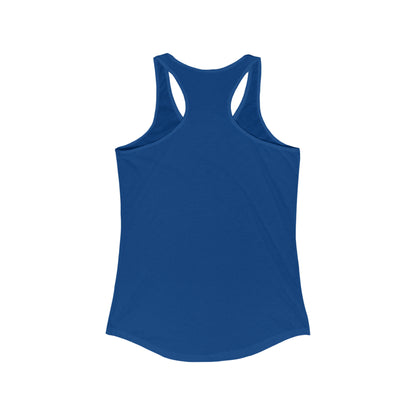 Women's Ideal Racerback Tank - Chakra over outlined body - Harmony