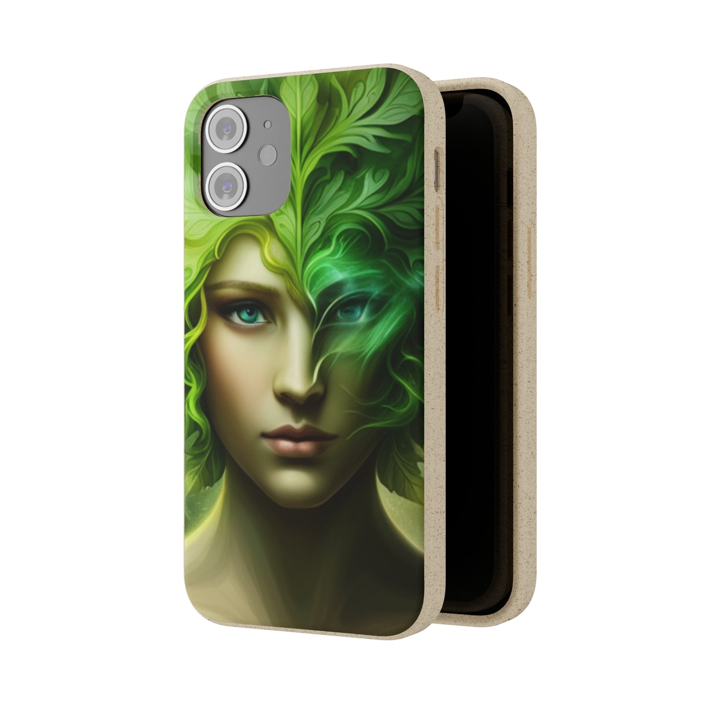 Biodegradable Phone Cases - Green Woman - Spring - Rebirth