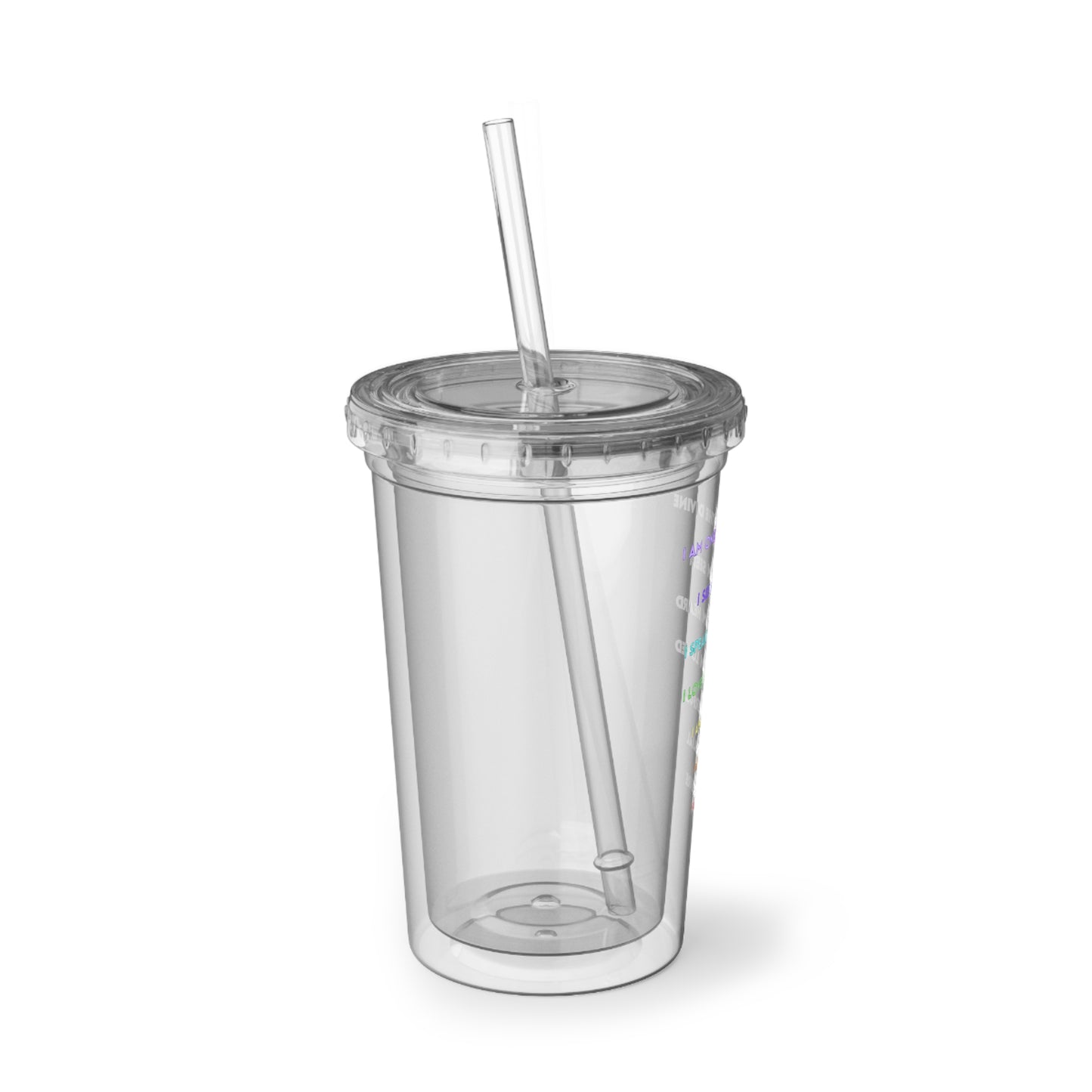 Acrylic Cup - I am One with the Divine