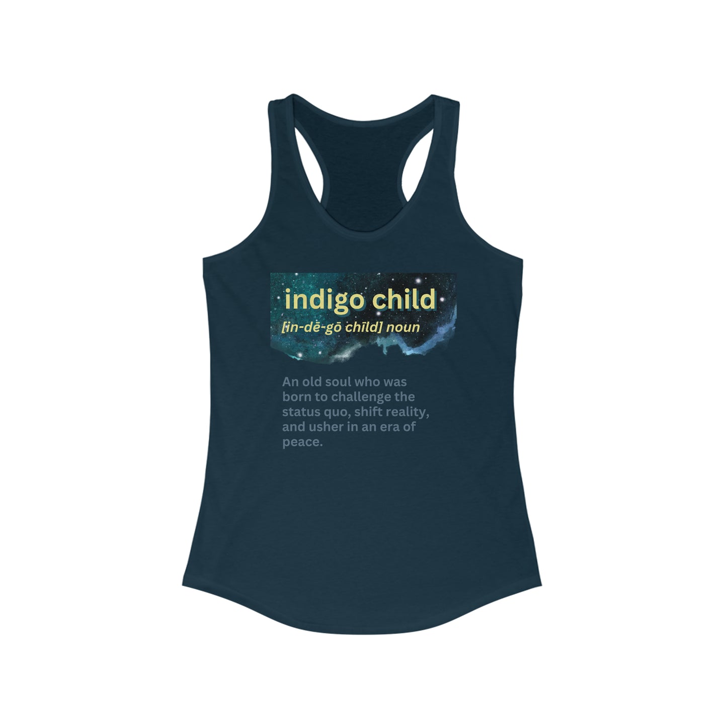 Women's Ideal Racerback Tank - Indigo Child