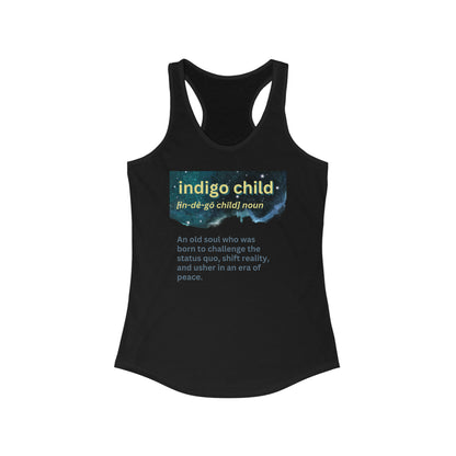 Women's Ideal Racerback Tank - Indigo Child