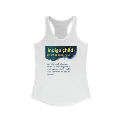 Women's Ideal Racerback Tank - Indigo Child