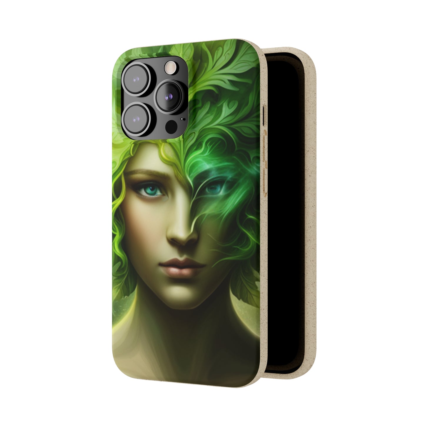 Biodegradable Phone Cases - Green Woman - Spring - Rebirth