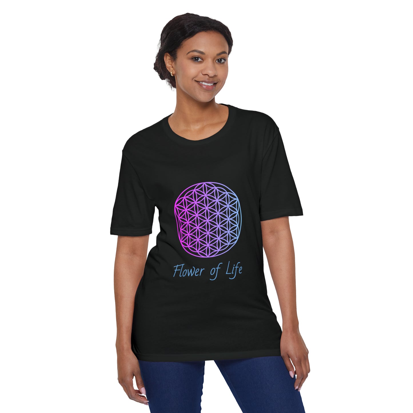 Unisex District® Re-Tee® - Flower of Life sacred geometry