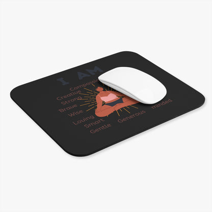 Mouse Pad (Rectangle) - I am - black woman