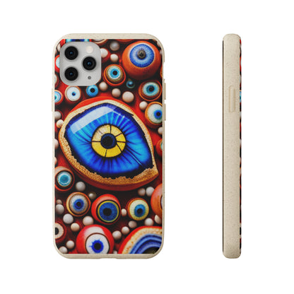 Biodegradable Phone Cases - Eye beads