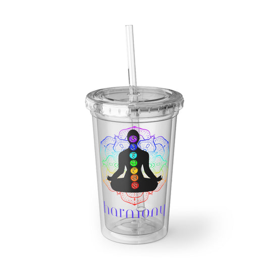 Acrylic Cup - Lotus Flower Chakra - Harmony