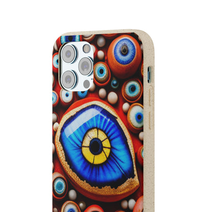 Biodegradable Phone Cases - Eye beads