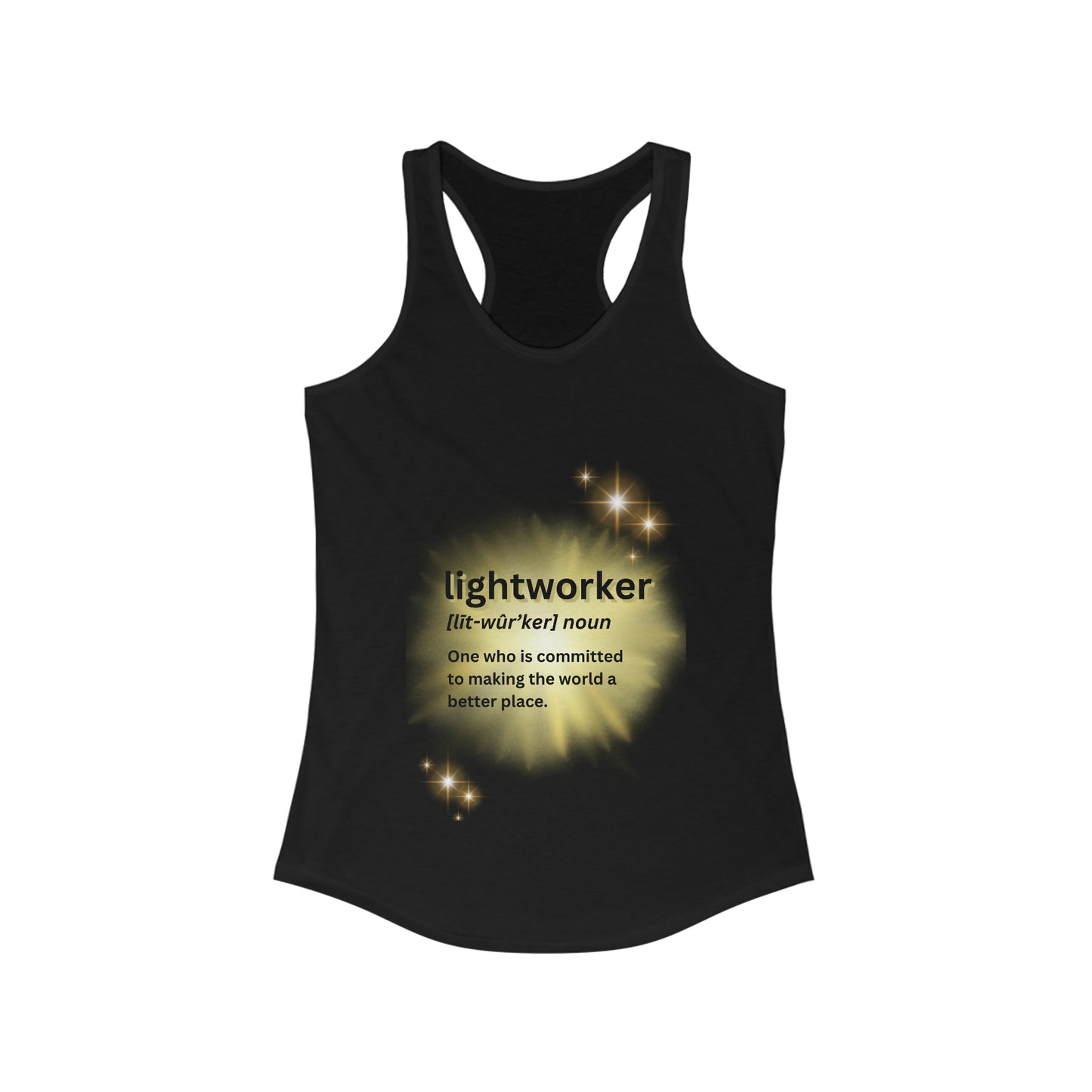 Women's Ideal Racerback Tank - Lightworker Sunburst