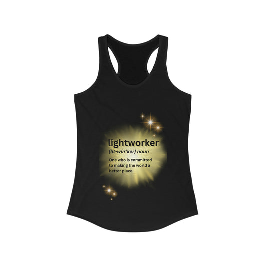 Women's Ideal Racerback Tank - Lightworker Sunburst