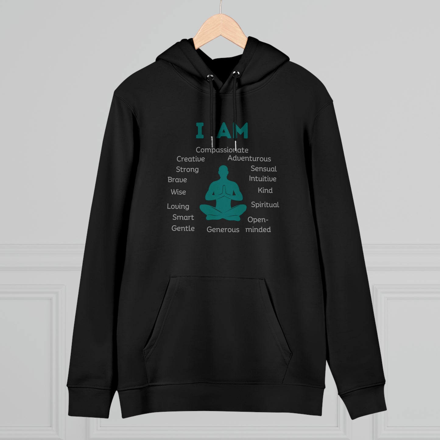 Eco-friendly Unisex Cruiser Hoodie - I am - man