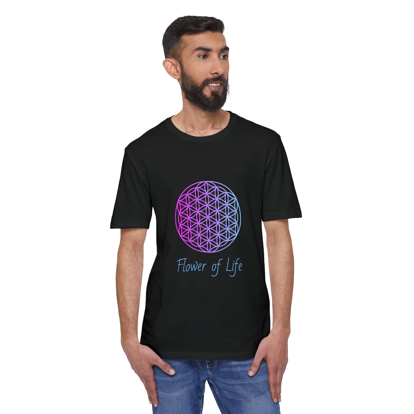 Unisex District® Re-Tee® - Flower of Life sacred geometry