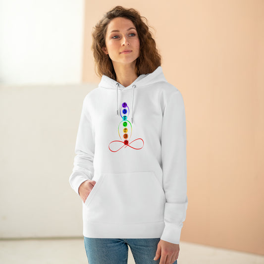 Eco-friendly Unisex Cruiser Hoodie - abstract chakra