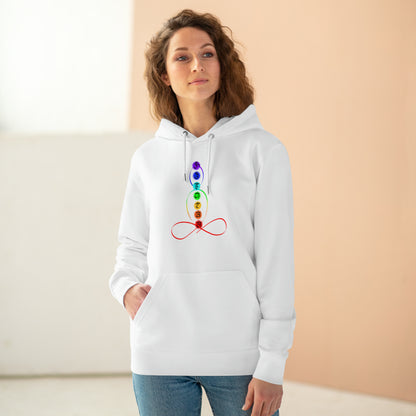 Eco-friendly Unisex Cruiser Hoodie - abstract chakra