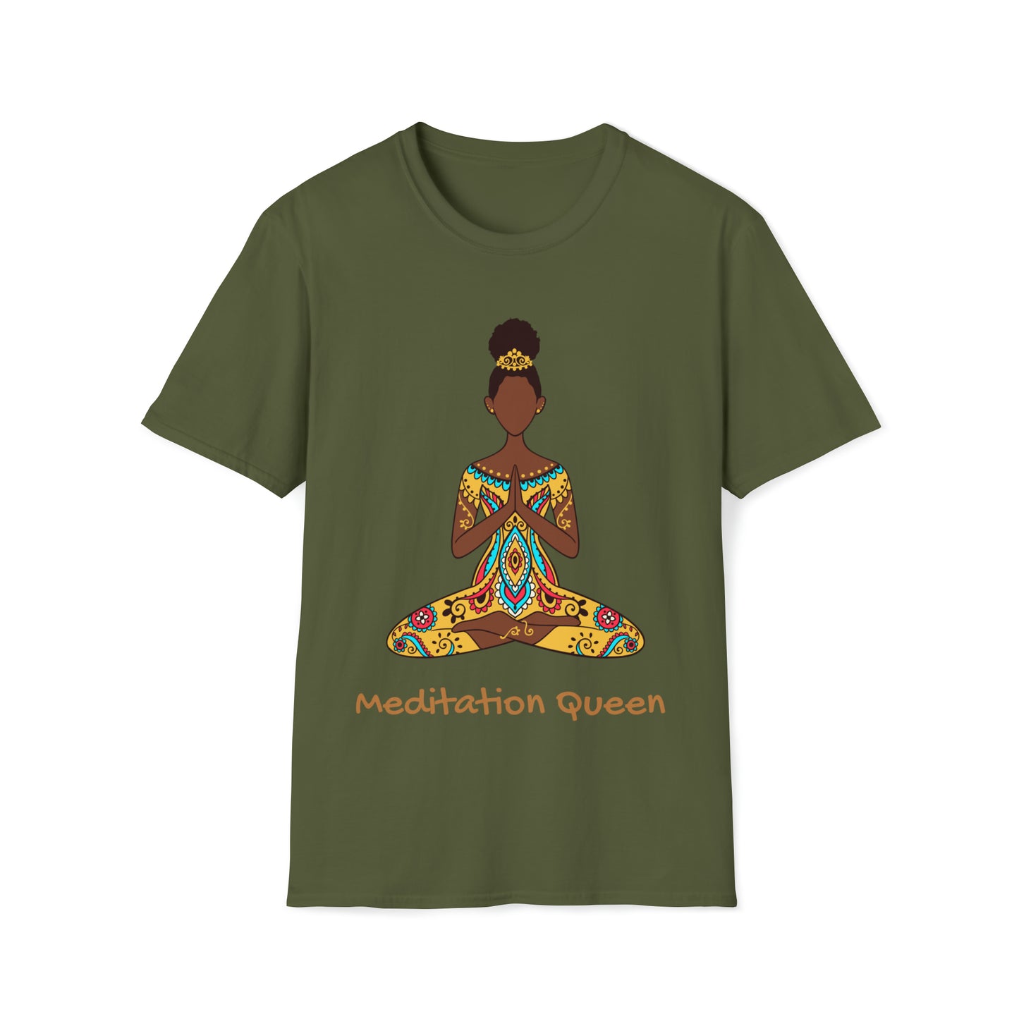 T-Shirt - African American Meditation Queen