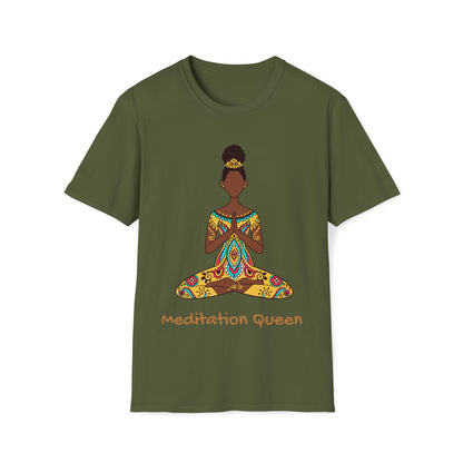 T-Shirt - African American Meditation Queen