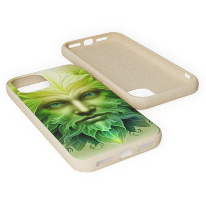 Biodegradable Phone Cases - Green Man - Spring - Rebirth