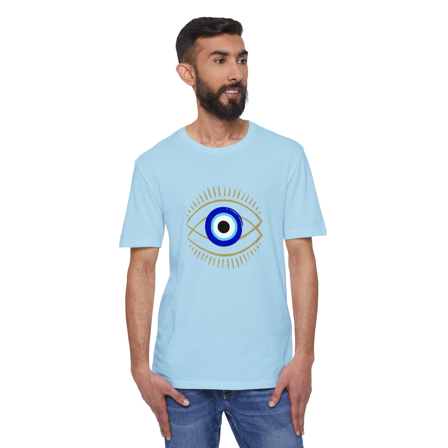Unisex District® Re-Tee® - Protective evil eye symbol