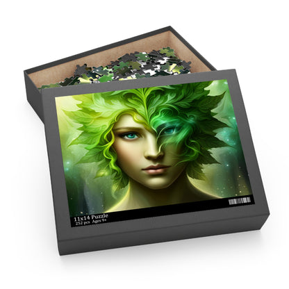 Puzzle (120, 252, 500-Piece) - Green Woman
