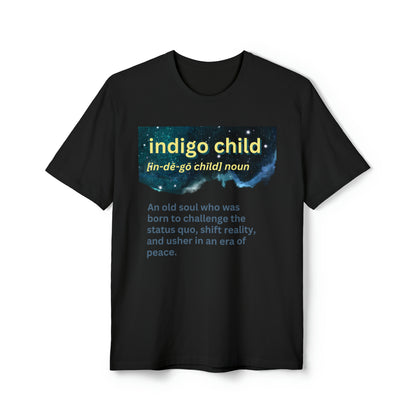 Unisex District® Re-Tee® - Indigo child definition