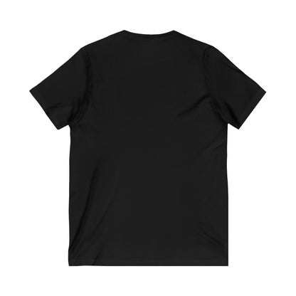 Lotus Moon Unisex Jersey Short Sleeve V-Neck Tee