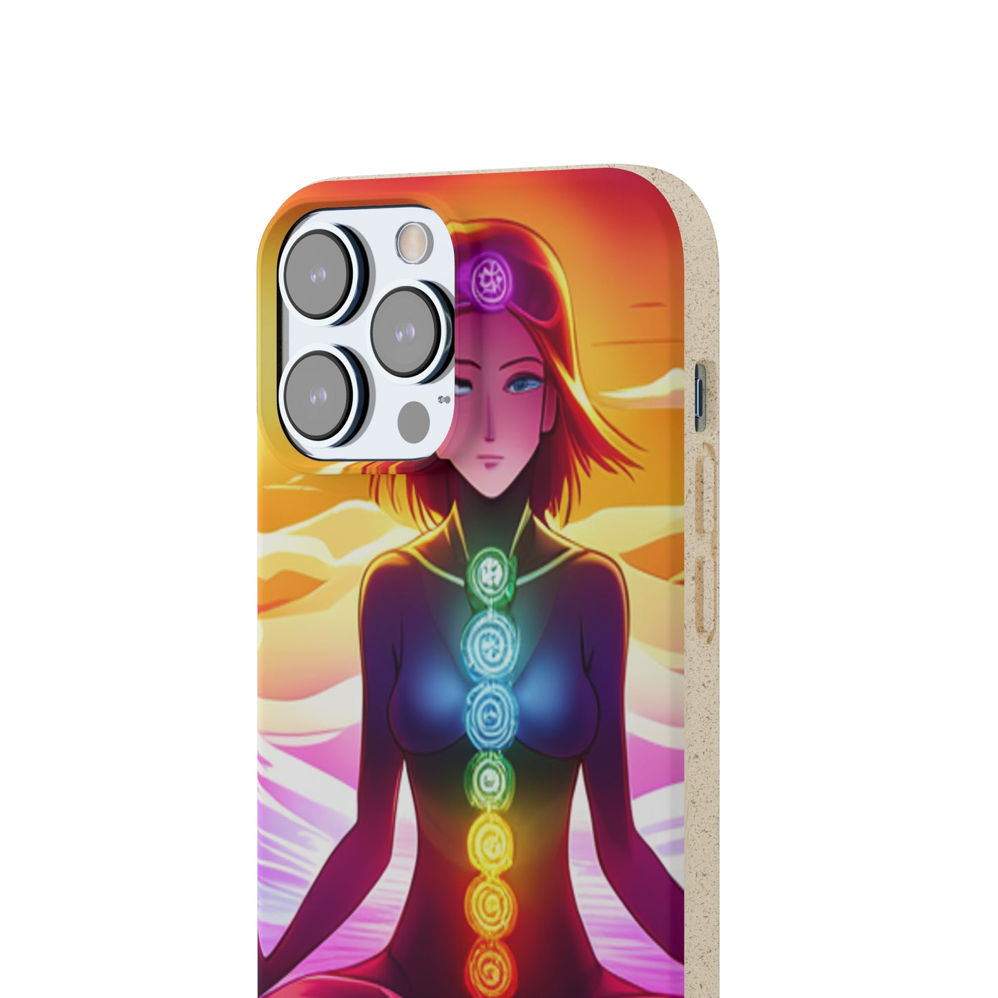 Biodegradable Phone Cases - Anime meditating woman