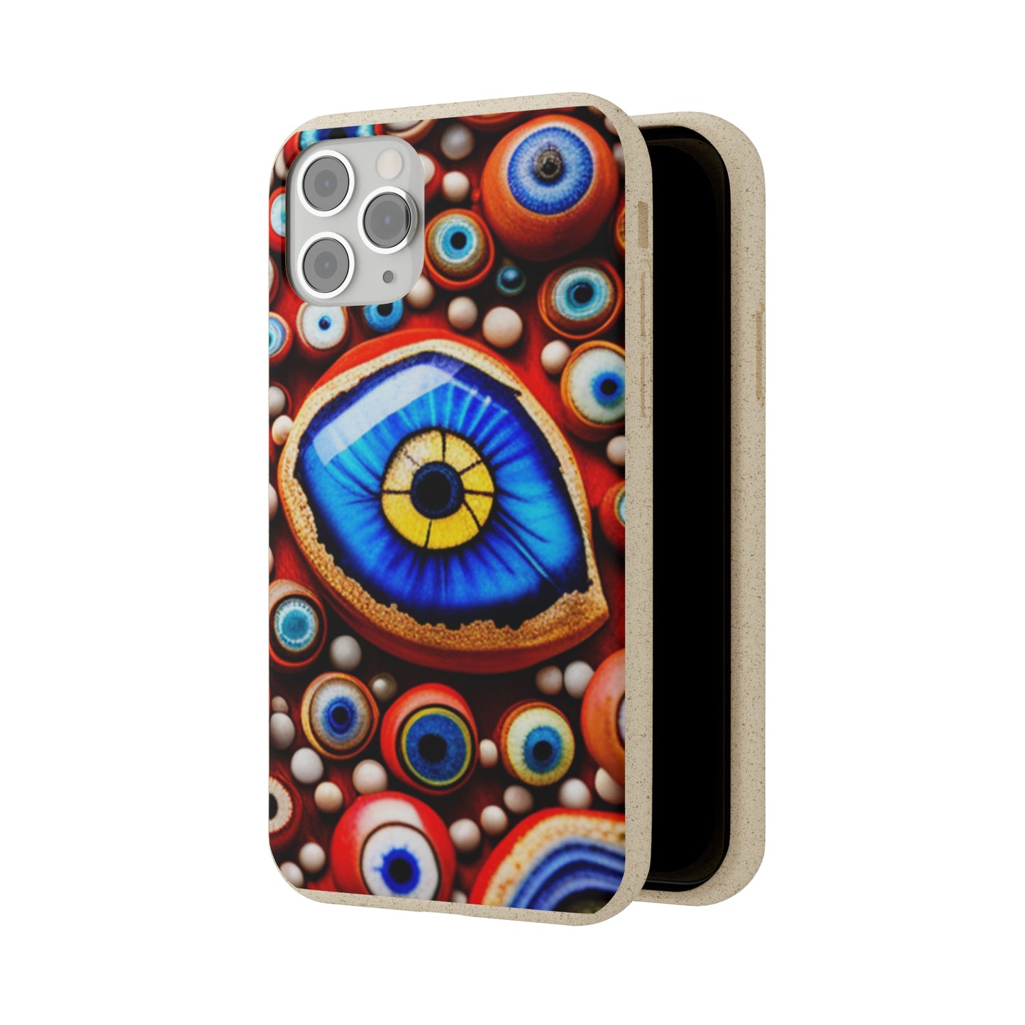 Biodegradable Phone Cases - Eye beads