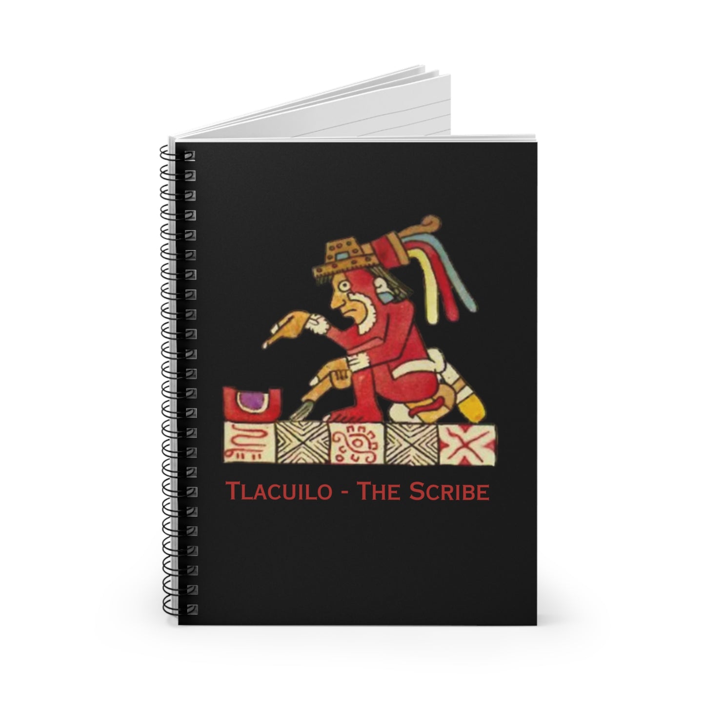 Spiral Notebook - Ruled Line - Tlacuilo - The Scribe