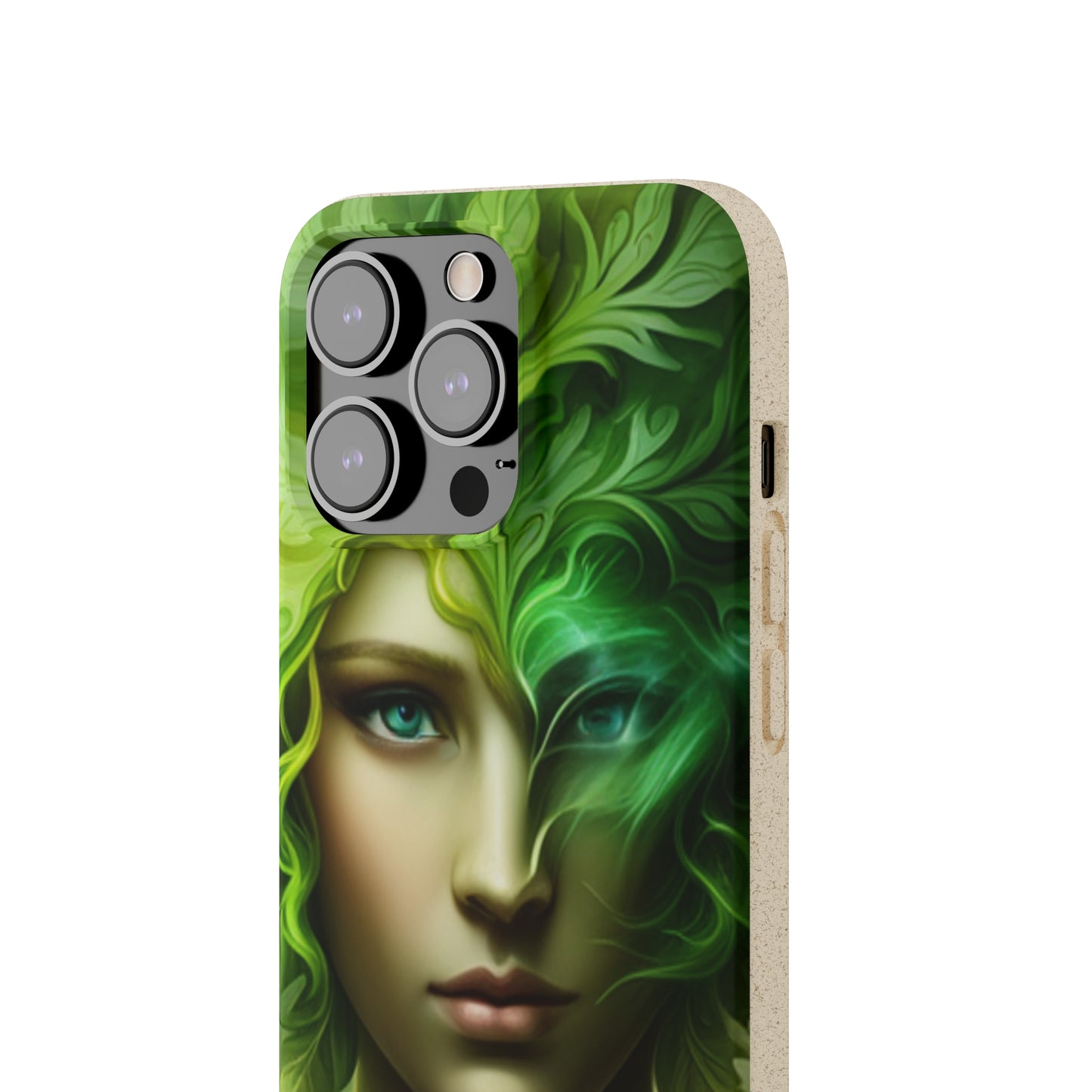 Biodegradable Phone Cases - Green Woman - Spring - Rebirth