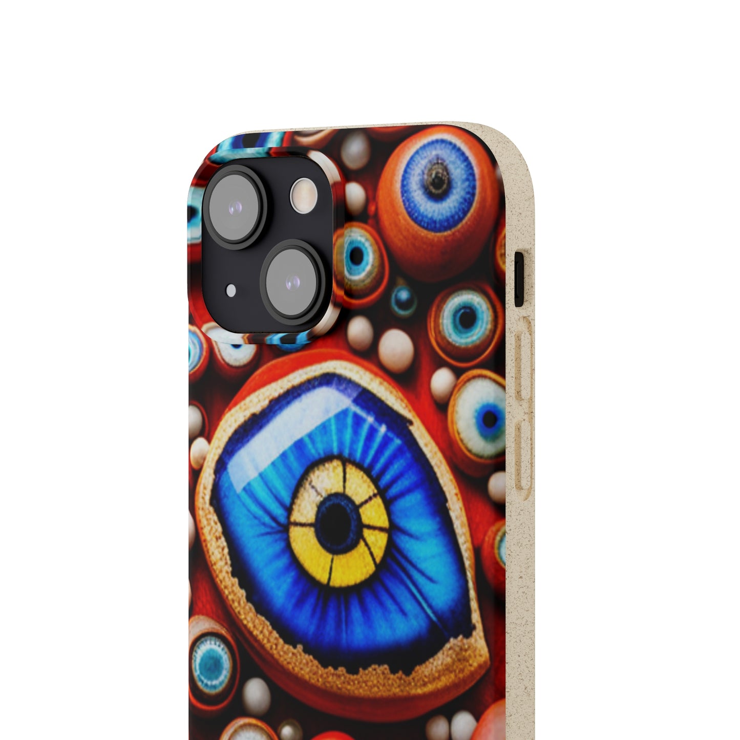 Biodegradable Phone Cases - Eye beads