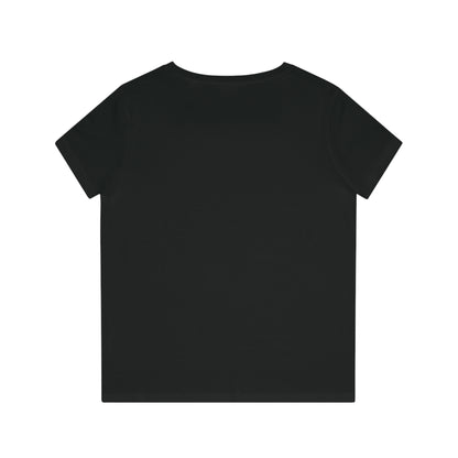 Women's Eco-friendly V-Neck T-Shirt - lightworker heart in hands