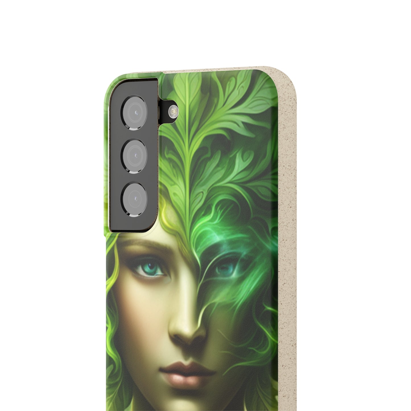 Biodegradable Phone Cases - Green Woman - Spring - Rebirth