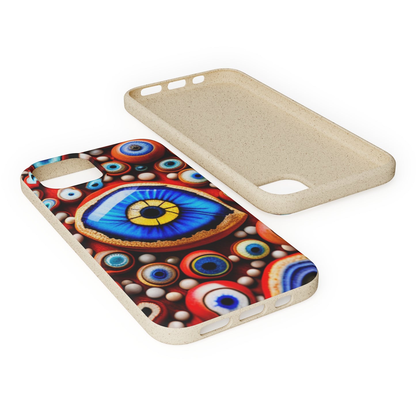 Biodegradable Phone Cases - Eye beads