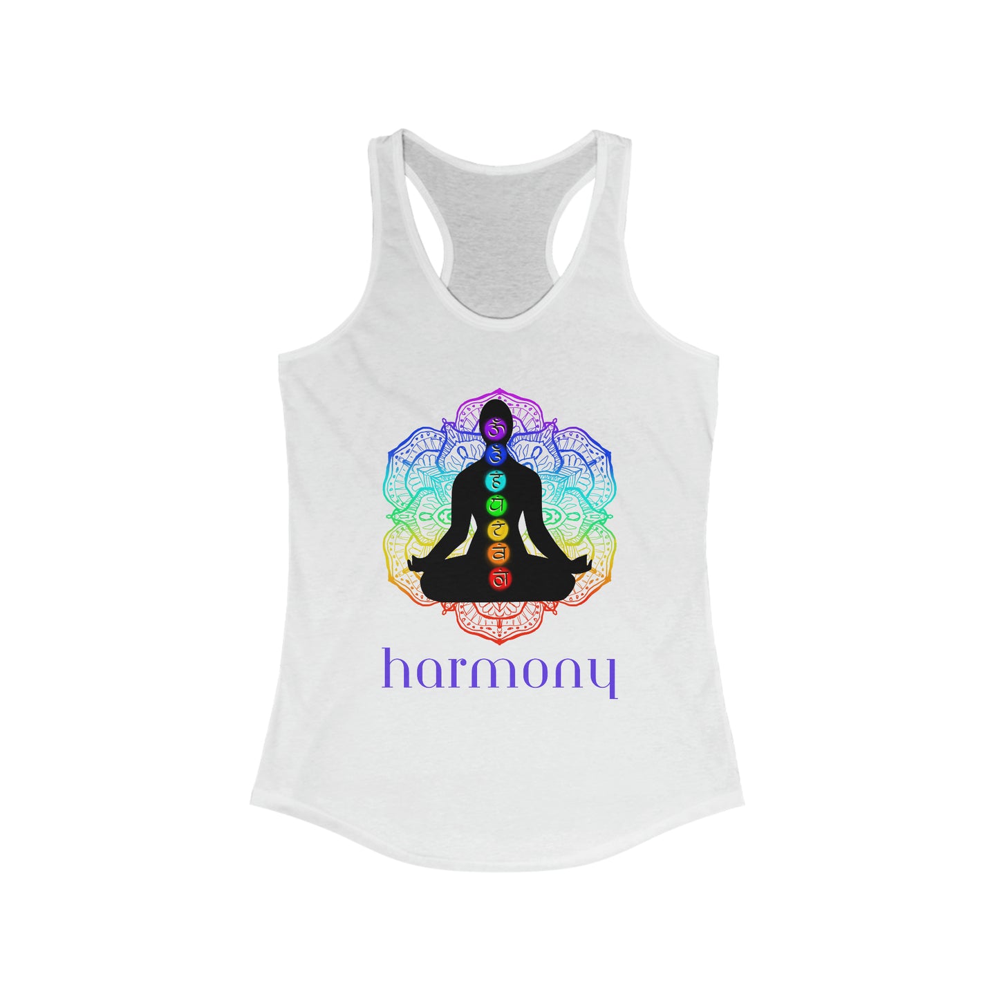 Women's Ideal Racerback Tank - Lotus Flower - Harmony