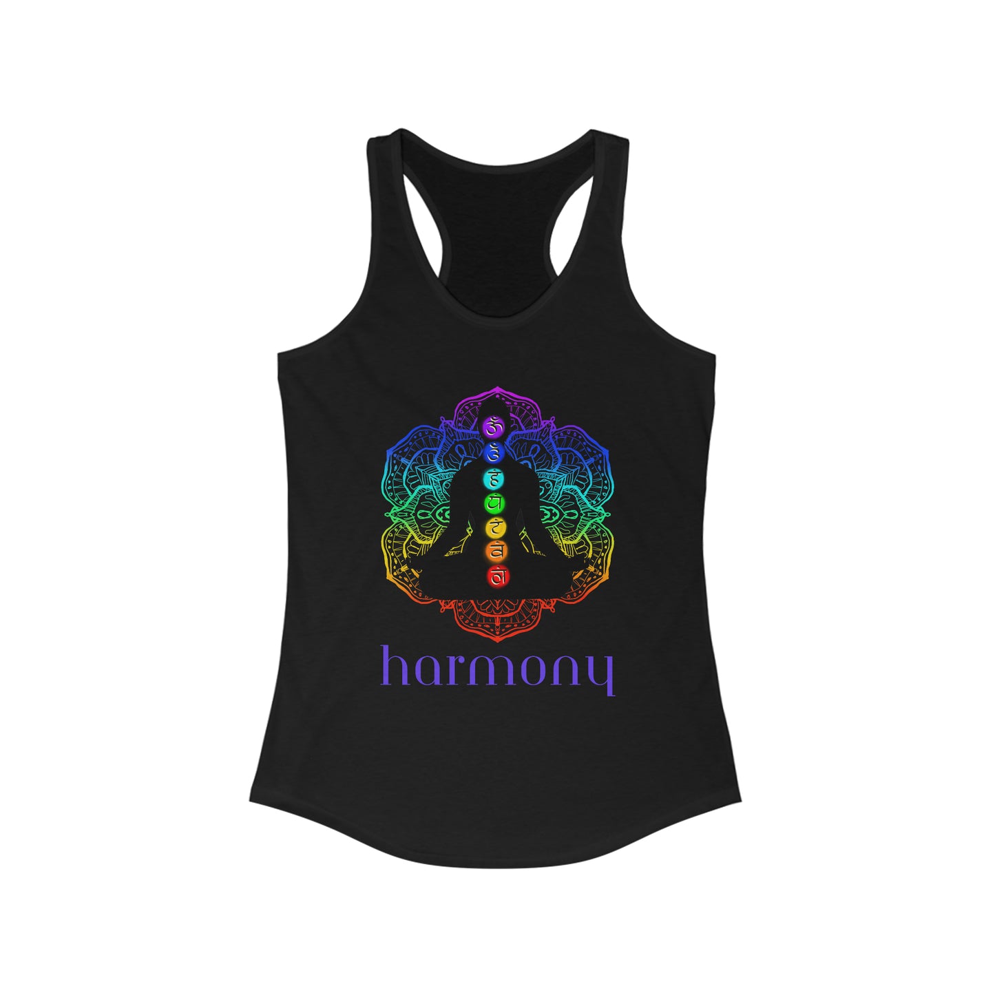 Women's Ideal Racerback Tank - Lotus Flower - Harmony