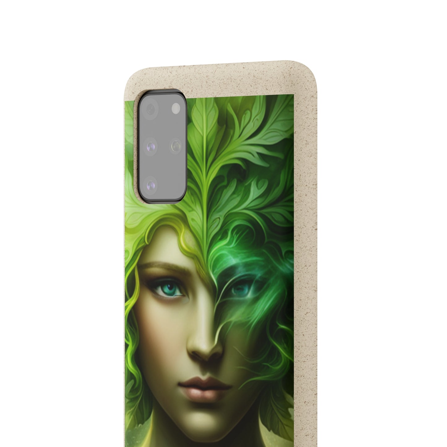 Biodegradable Phone Cases - Green Woman - Spring - Rebirth