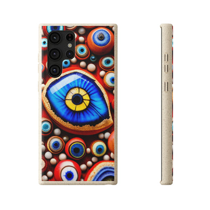 Biodegradable Phone Cases - Eye beads