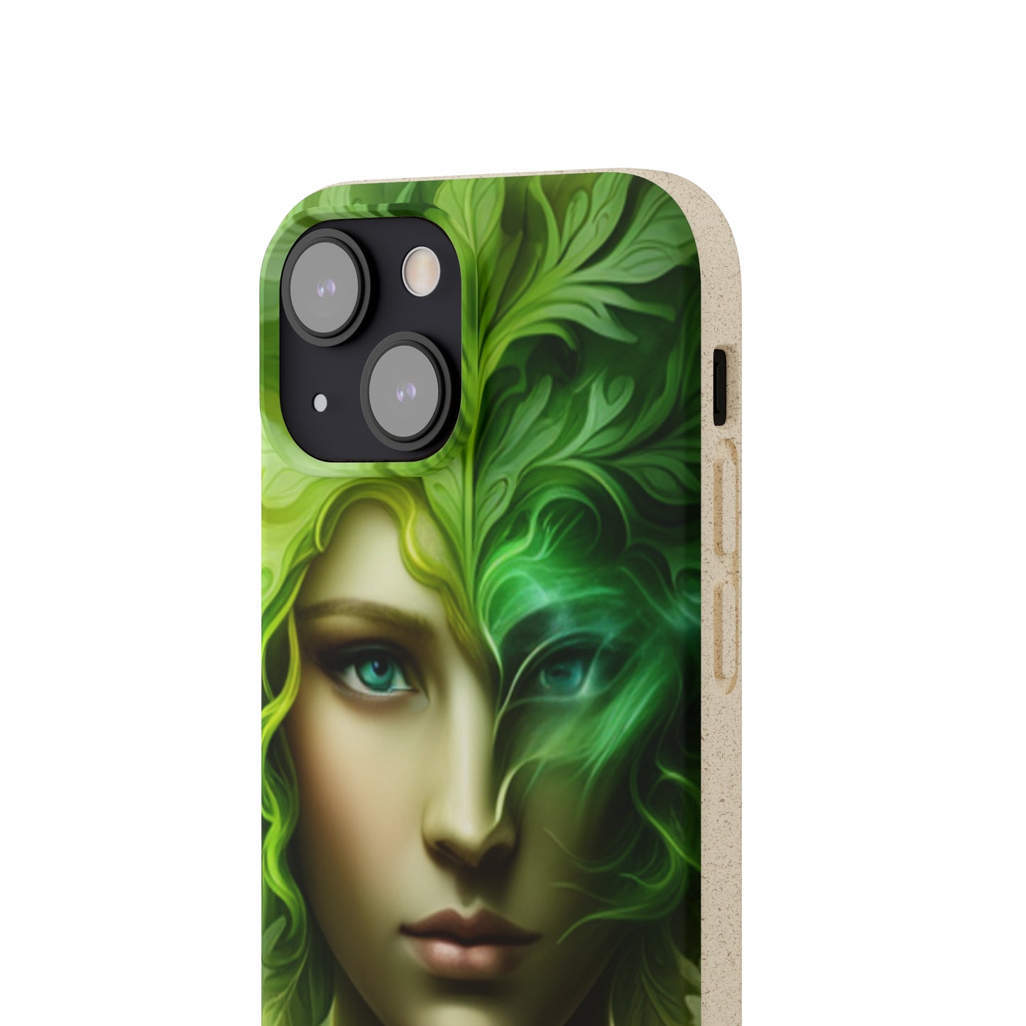 Biodegradable Phone Cases - Green Woman - Spring - Rebirth