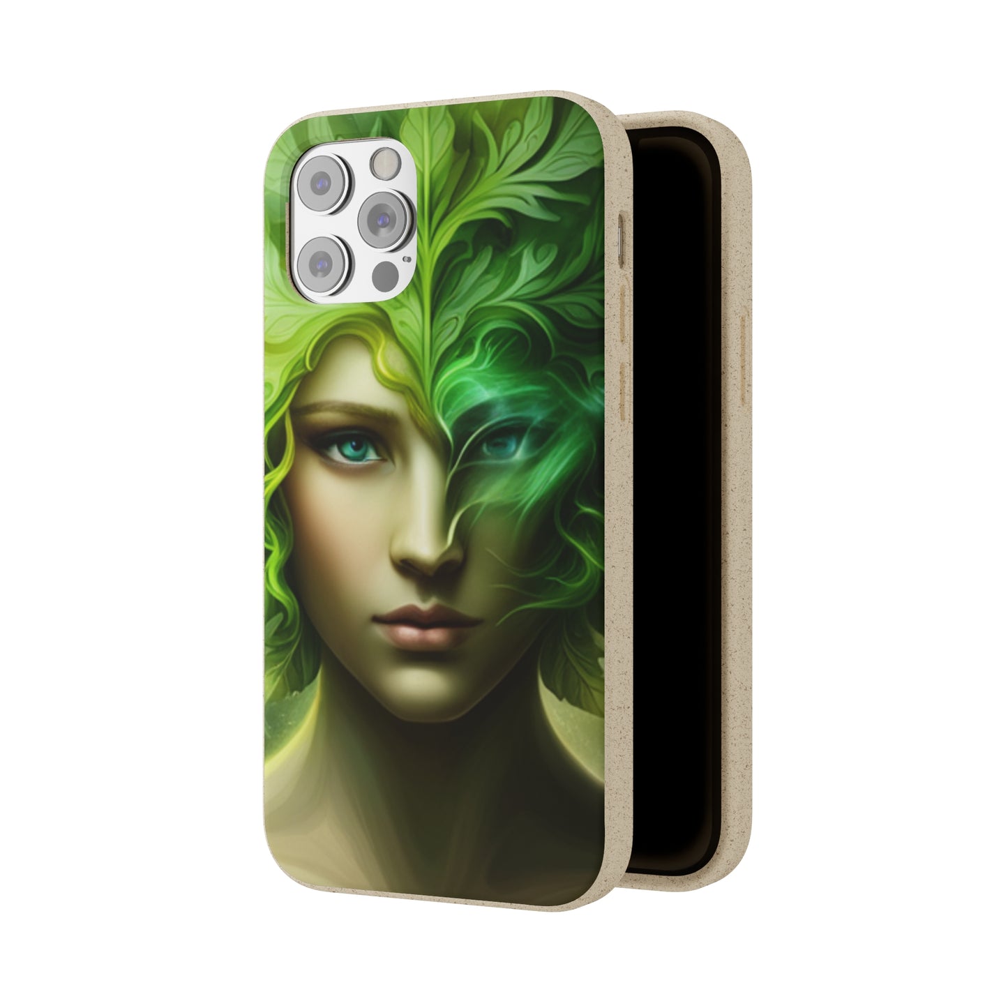 Biodegradable Phone Cases - Green Woman - Spring - Rebirth
