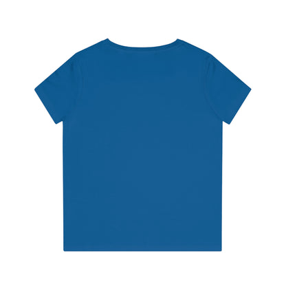 Women's Eco-Friendly V-Neck T-Shirt - lightworker defined sunburst