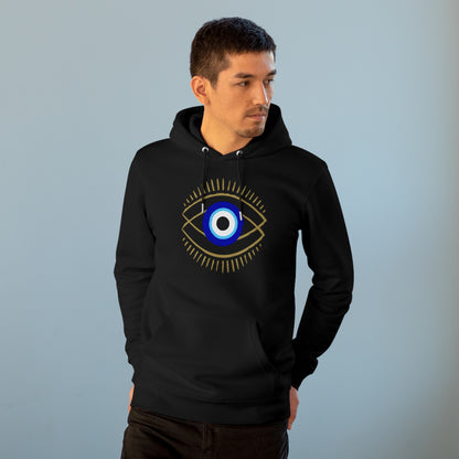 Eco-friendly Unisex Cruiser Hoodie - protective evil eye