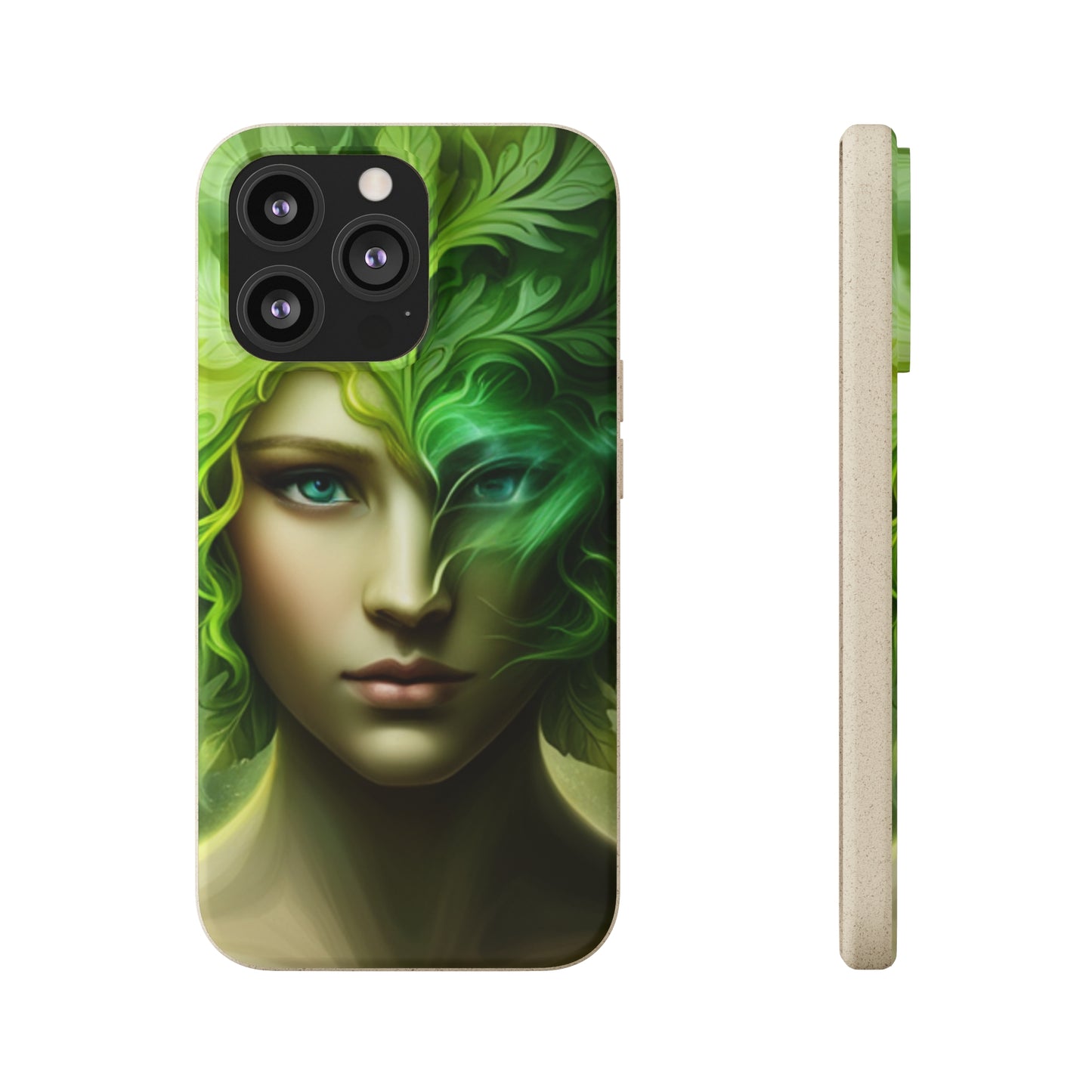 Biodegradable Phone Cases - Green Woman - Spring - Rebirth