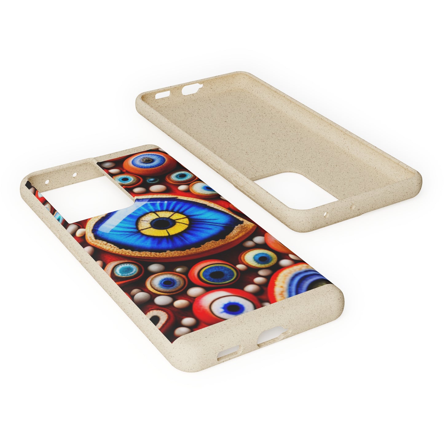 Biodegradable Phone Cases - Eye beads