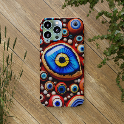 Biodegradable Phone Cases - Eye beads
