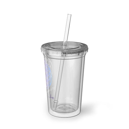 Acrylic Cup - Sacred Geometry - Flower of Life